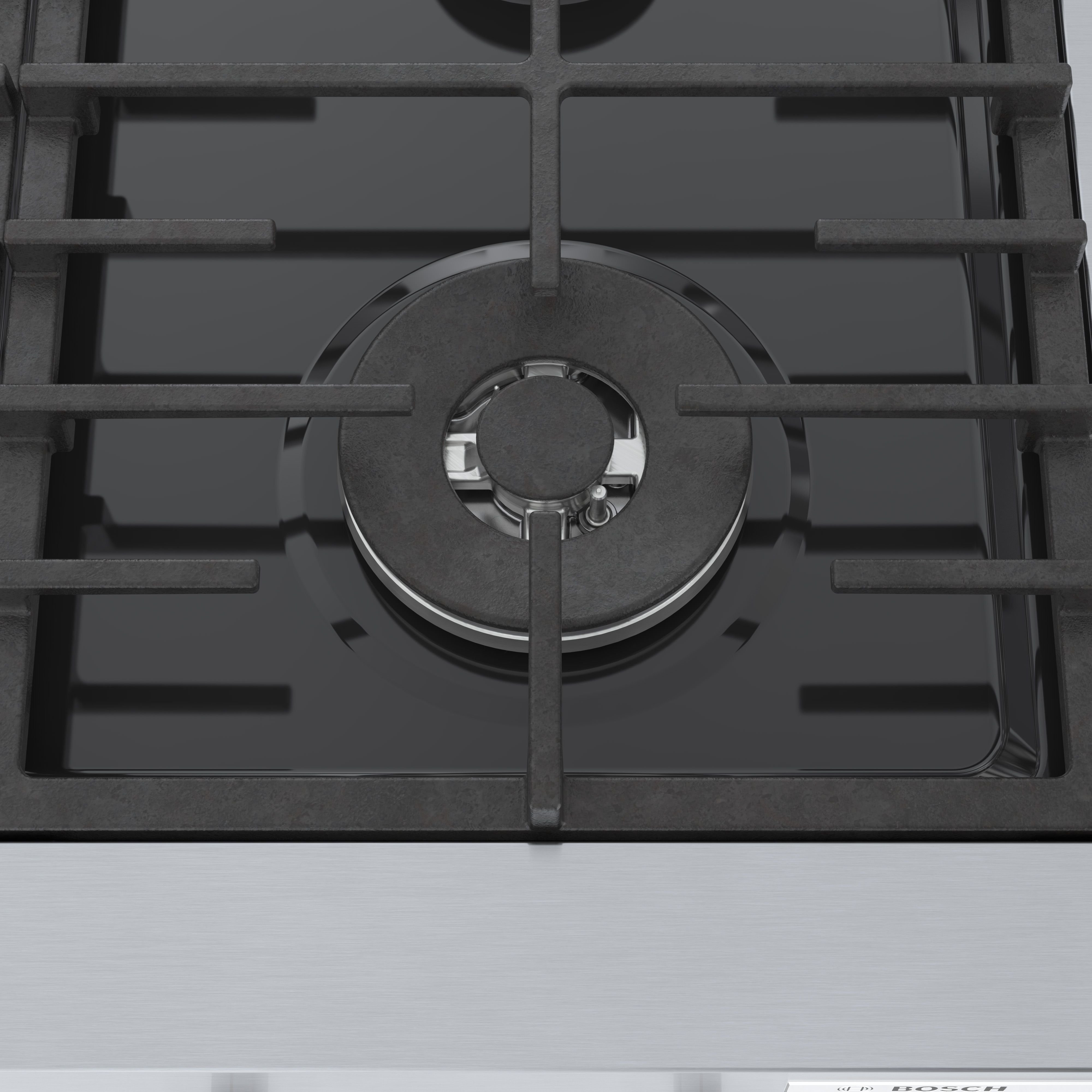 RGM8058UC Bosch 800 Series 30 Inch Gas Rangetop - Stainless Steel-2