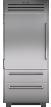 PRO3650-LH Sub-Zero 36 Inch Professional Bottom Freezer Refrigerator - Left Hinge-1