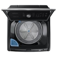 WA45T3400AV Samsung Top Load Washing Machine with Active Waterjet - 4.5 cu. ft. Black Stainless Steel-2