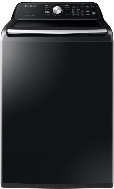 WA45T3400AV Samsung Top Load Washing Machine with Active Waterjet - 4.5 cu. ft. Brushed Black