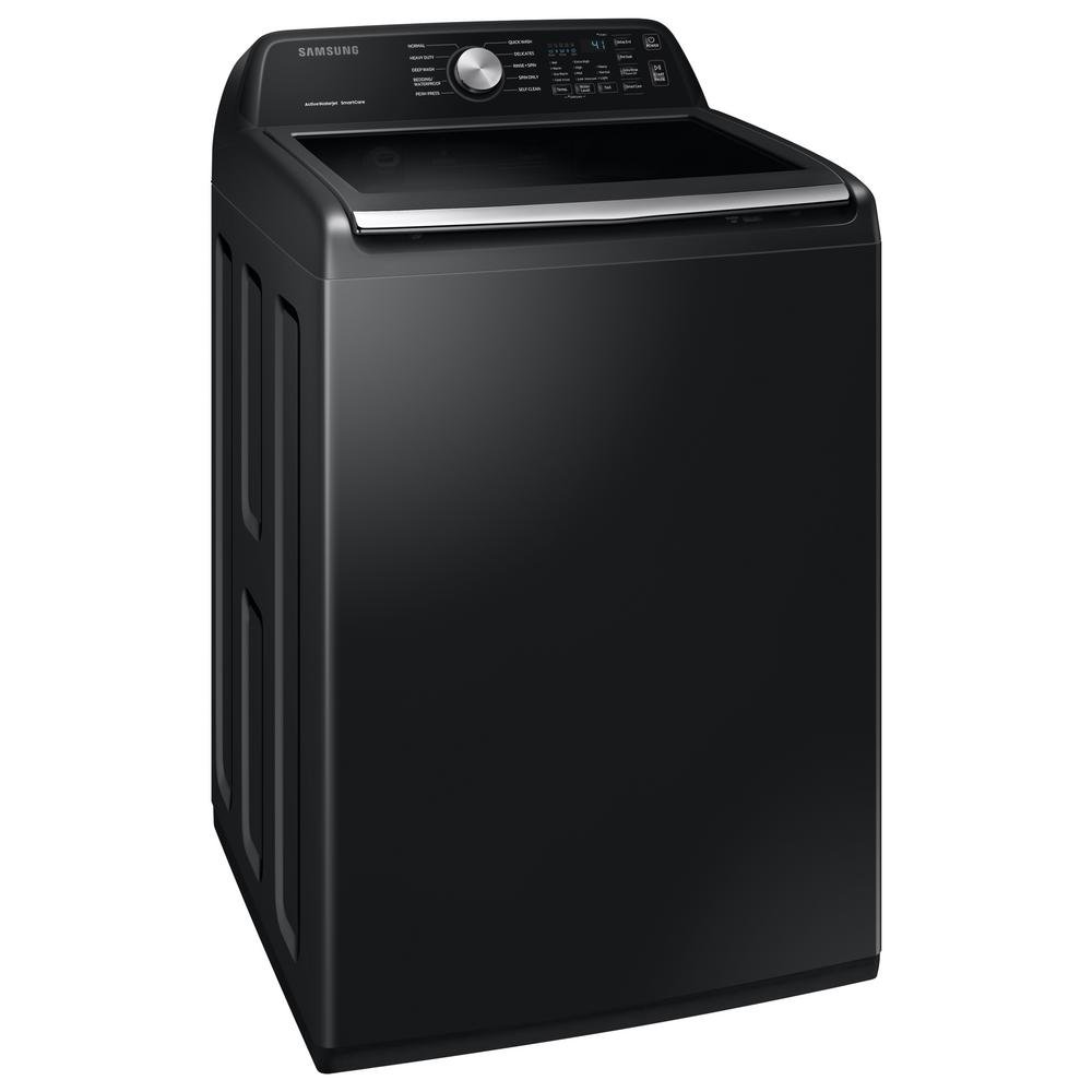 WA45T3400AV Samsung Top Load Washing Machine with Active Waterjet - 4.5 cu. ft. Brushed Black-3