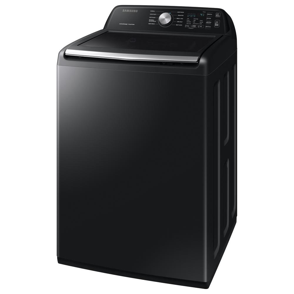 WA45T3400AV Samsung Top Load Washing Machine with Active Waterjet - 4.5 cu. ft. Brushed Black-6