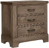 172-227 Rustic Contemporary Stone Gray Nightstand - Rustic Trail