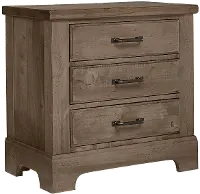 Rustic Trail Stone Gray Nightstand