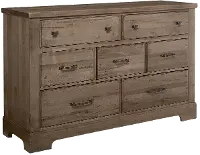 Rustic Trail Stone Gray Dresser