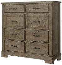 172-004 Rustic Stone Gray Linen Chest - Rustic Trail