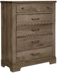 Rustic Trail Stone Gray Chest of Drawers
