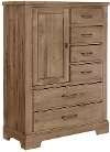 175-117 Rustic Contemporary Natural Standing Chest - Rustic Trail
