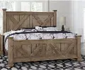 Rustic Trail Stone Gray Queen Bed