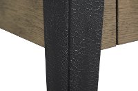 Industrial White Oak and Metal End Table - Butler-6