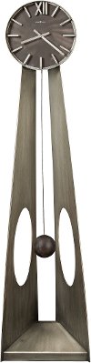 Modern Silver Floor Clock - Odie
