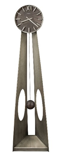 Modern Silver Floor Clock - Odie