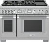 PRD484WCGU Thermador Dual Fuel Pro Grand Smart Range with Double Oven - 48 Inch, Stainless Steel