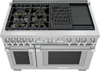 PRD484WCGU Thermador Dual Fuel Pro Grand Smart Range with Double Oven - 48 Inch, Stainless Steel-2