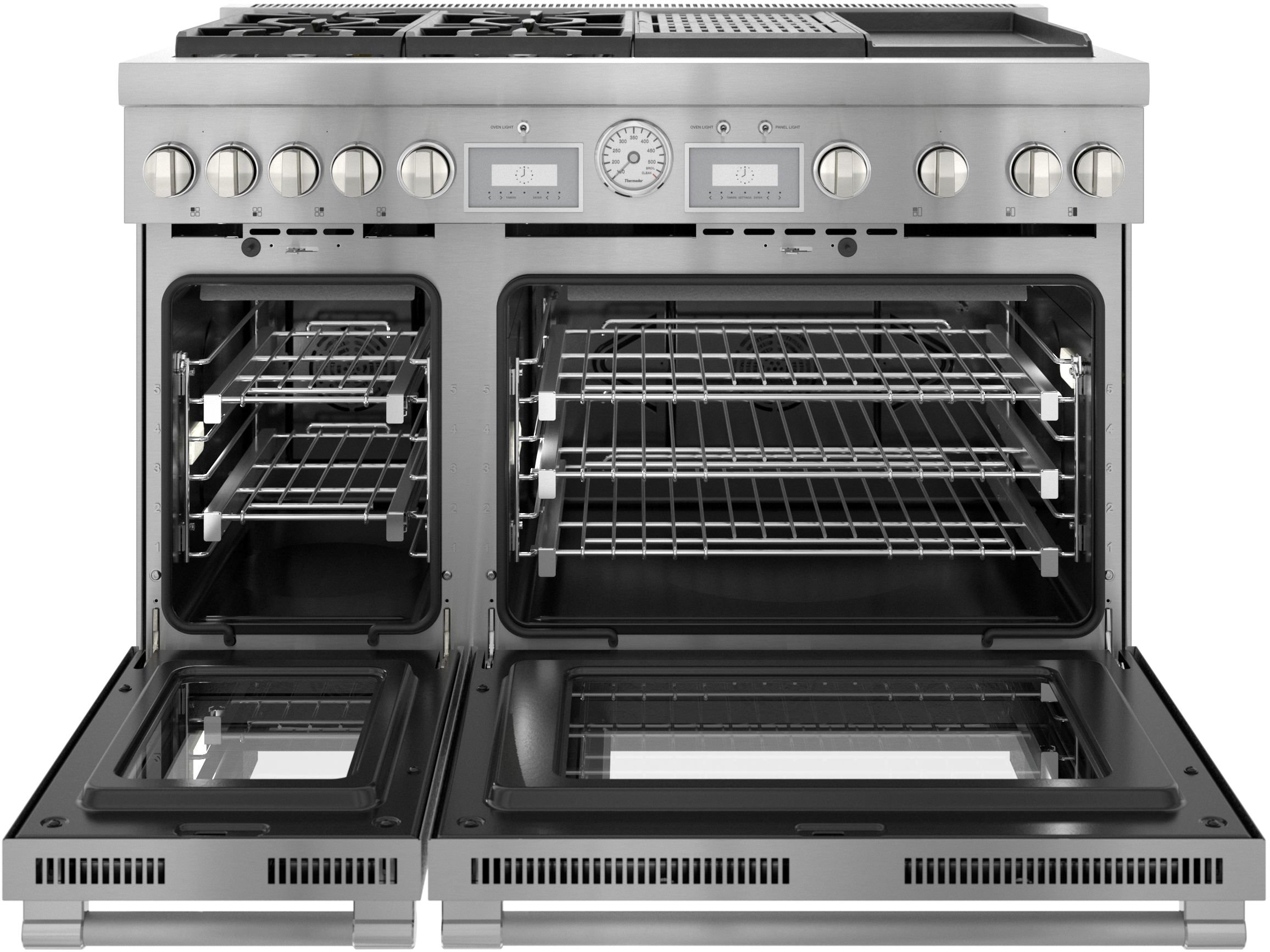 PRD484WCGU Thermador Dual Fuel Pro Grand Smart Range with Double Oven - 48 Inch, Stainless Steel-6