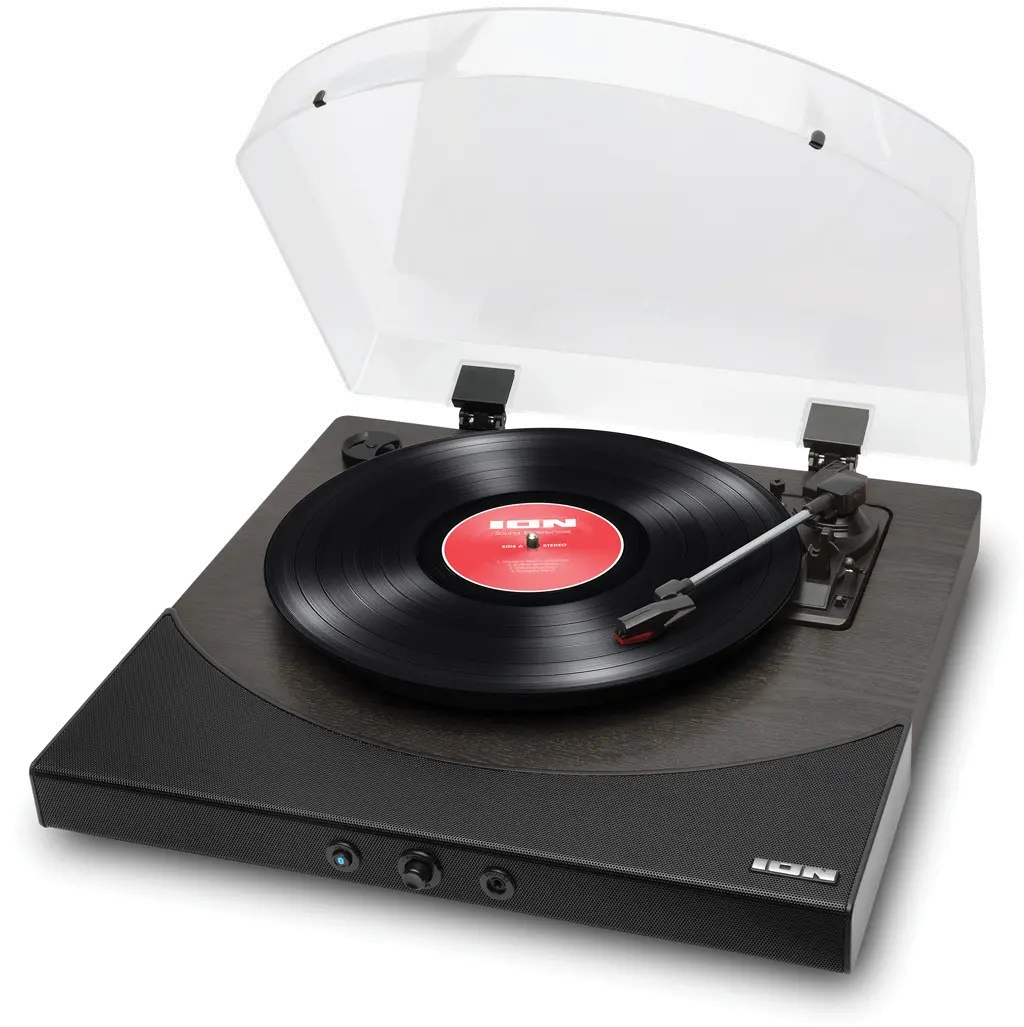 IT94BK BLACK WIRELSS TURNTABLE W/SOUNDBAR BUILT IN Premier LP Wireless Turntable with Built-In Soundbar-1