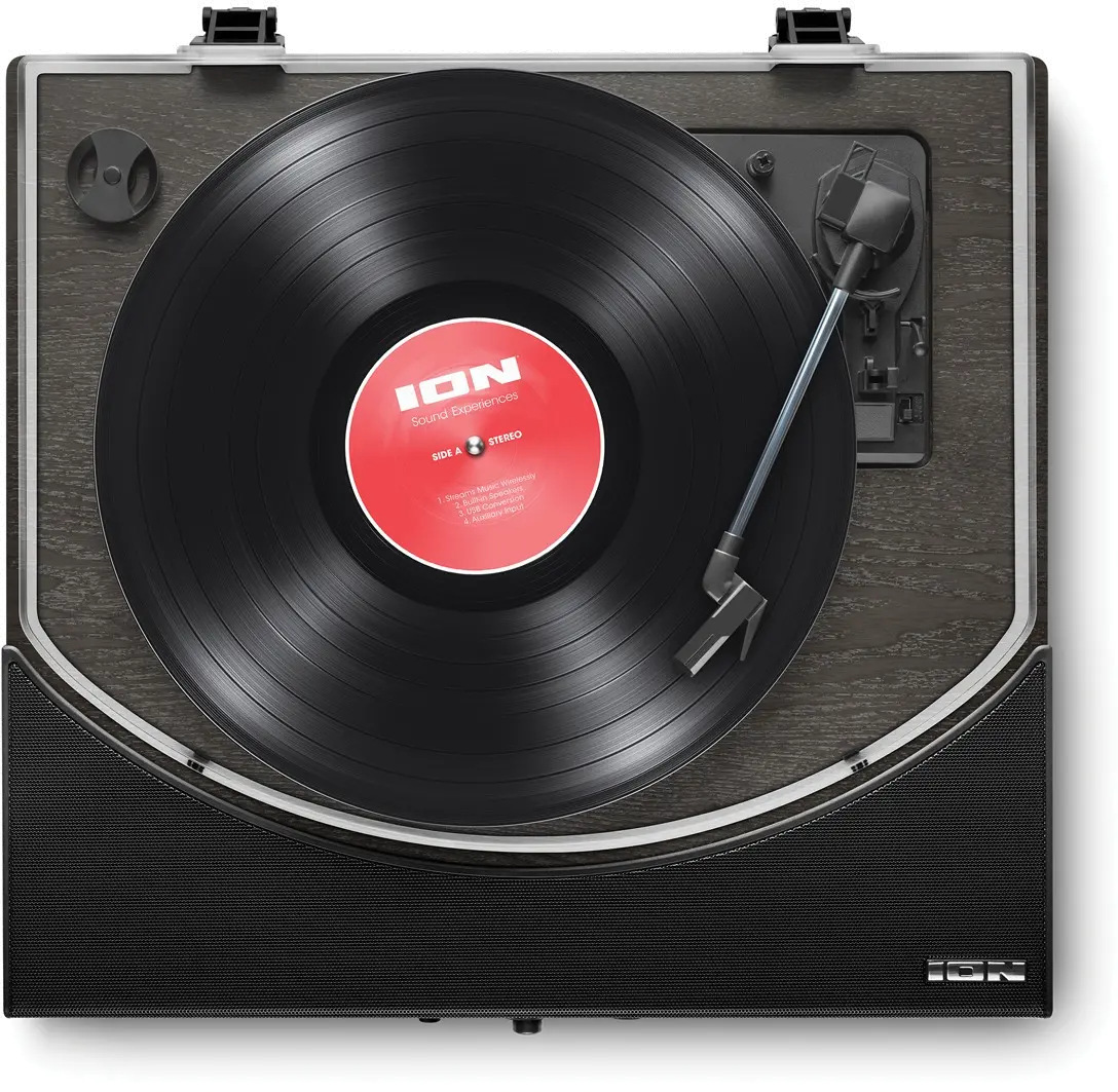 IT94BK BLACK WIRELSS TURNTABLE W/SOUNDBAR BUILT IN Premier LP Wireless Turntable with Built-In Soundbar-4