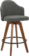 B26-AHOYUP WLGY Mid Century Gray Swivel Counter Height Stool - Ahoy