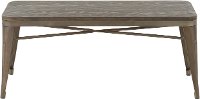 BC-OR BKLS ANE Industrial Brown Metal Dining Room Bench - Oregon-3