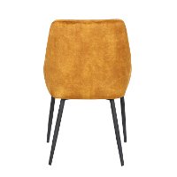 CH-DIANA BKVY2 Contemporary Golden Yellow Velvet Dining Room Chair ( Set of 2) - Diana-5
