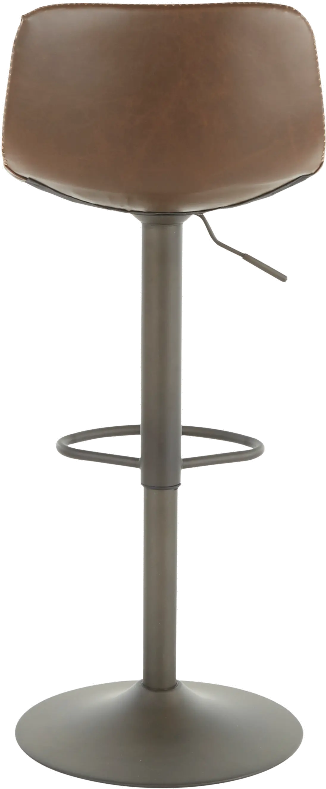 BS-DUKE ANBN2 Industrial Metal Adjustable Height Swivel Bar Stool (Set of 2) - Duke-6