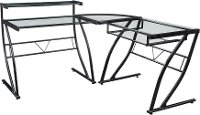 Black Metal L-Shape Desk - Constellation