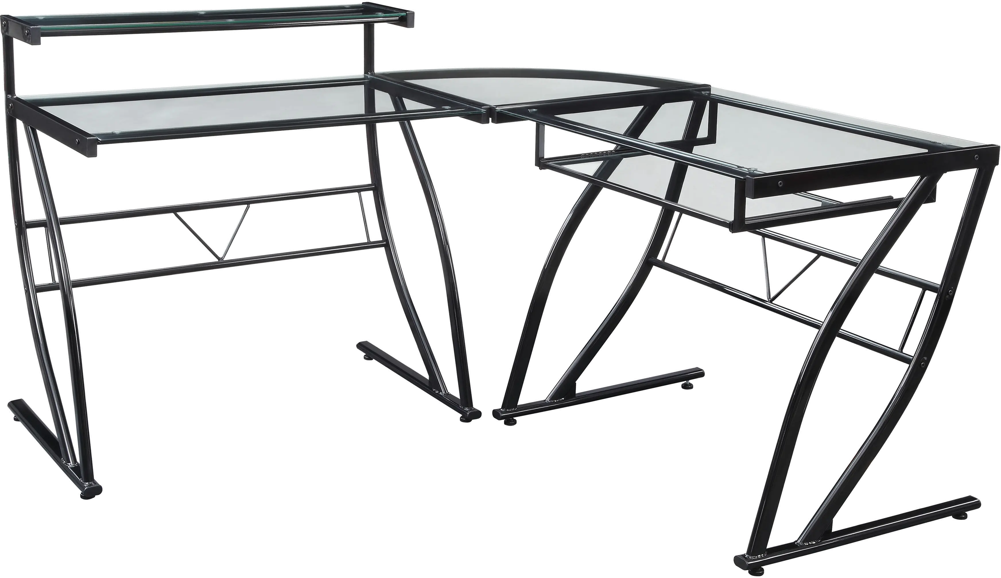 Constellation Black Metal L-Shape Desk-1