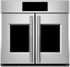 ZTSX1FPSNSS Monogram French Door Single Wall Oven with Convection and Smart Home Features - 30 Inch