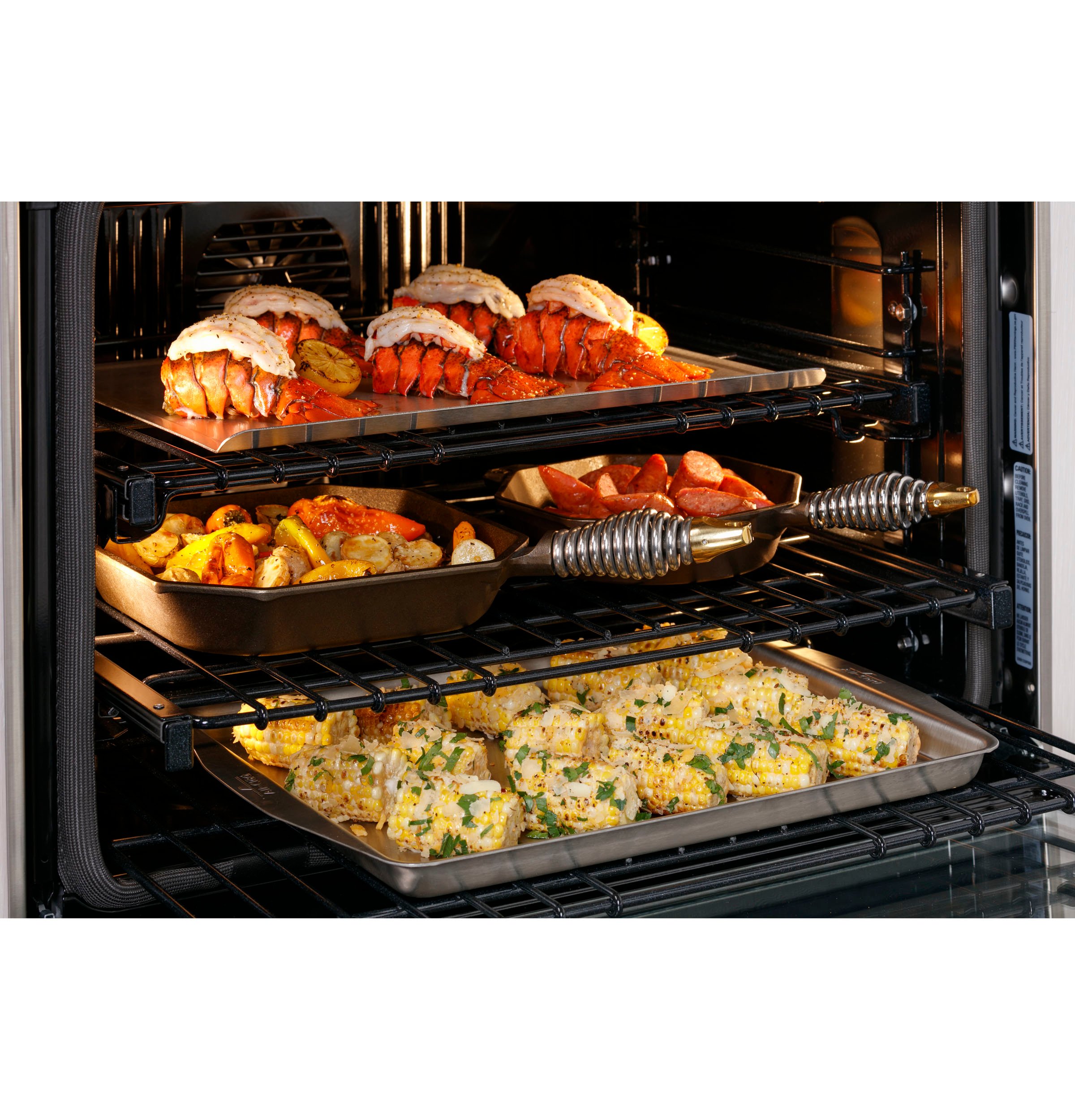 ZTSX1FPSNSS Monogram French Door Single Wall Oven with Convection and Smart Home Features - 30 Inch-7