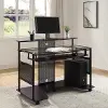 Vision Black Multi-media Rolling Desk
