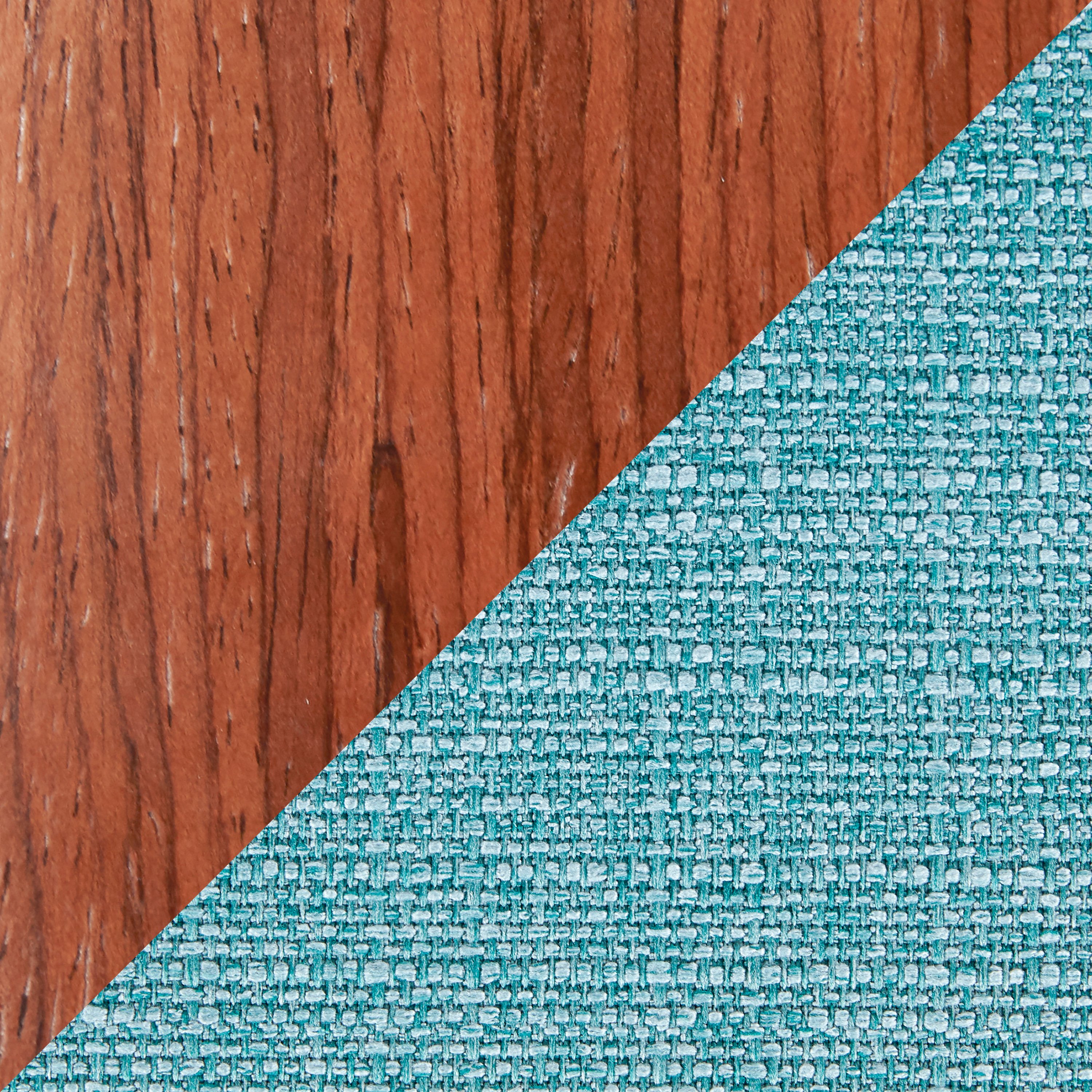 B26-GARDR WLTL2 Mid Century Modern Brown and Teal Counter Height Stool (Set of 2) - Gardenia-7