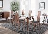 DC-ASPEN WLCHAR2 Contemporary Brown and Charcoal Dining Room Chair (Set of 2) - Aspen