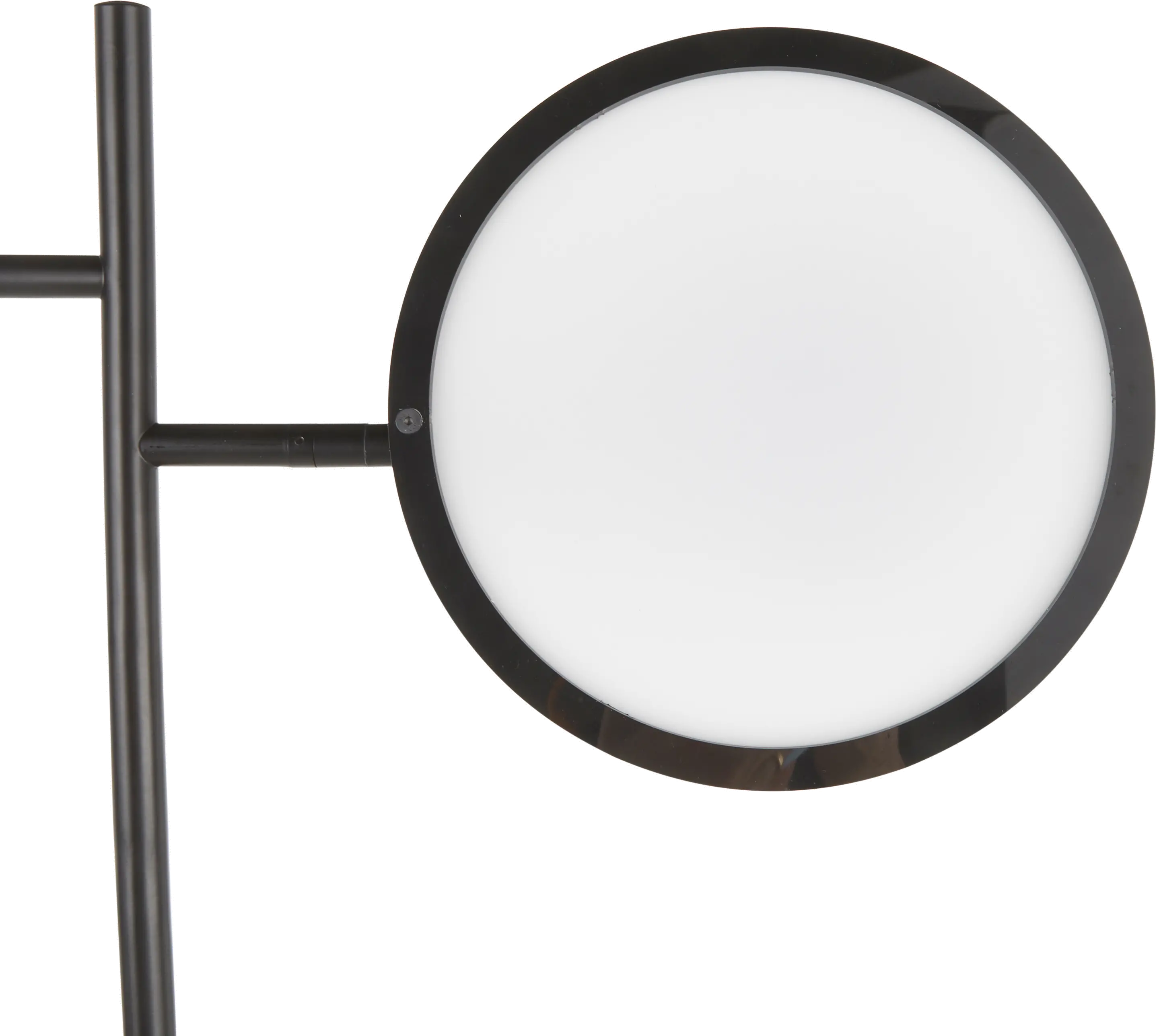 L-ECLUPSEFL BK Contemporary Black Metal 3 Light Floor Lamp-6