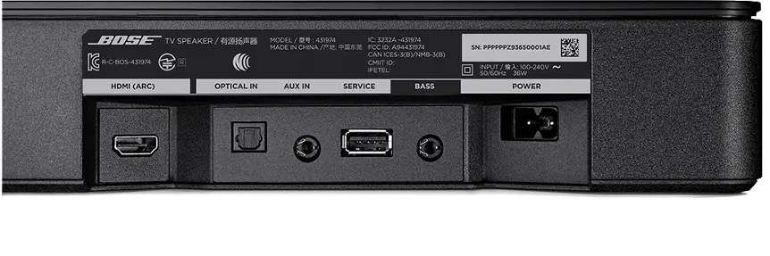 Bose TV Speaker - Black-3
