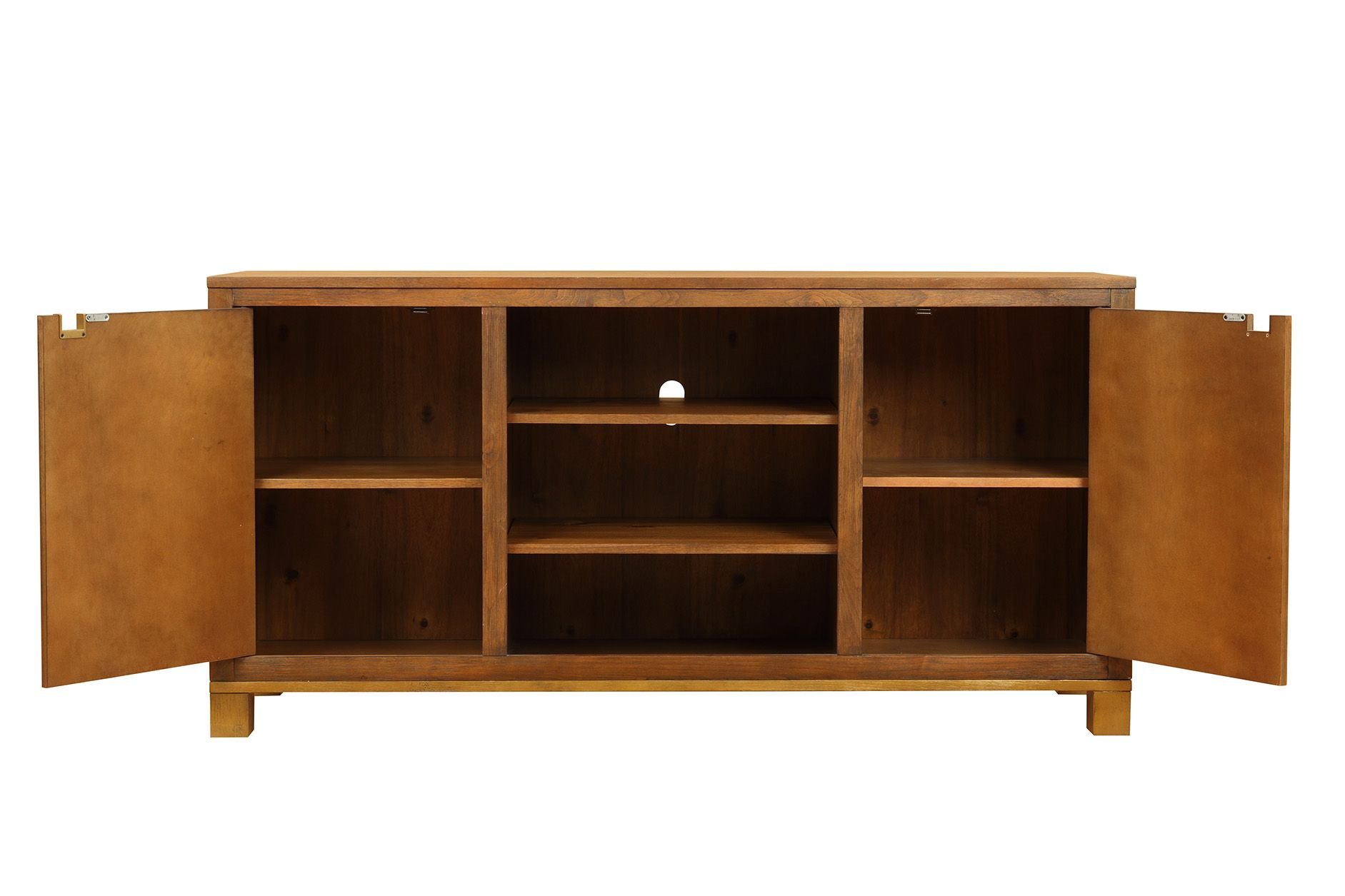 Medium Brown 60 Inch TV Stand - Tina-2