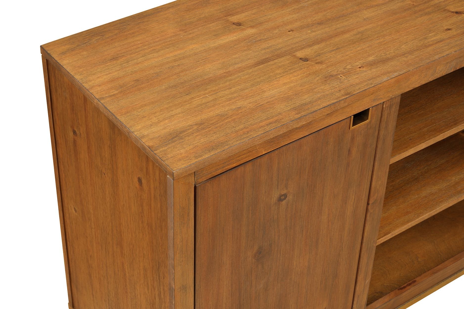 Medium Brown 60 Inch TV Stand - Tina-5