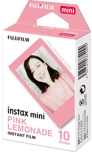 16581836 FujiFilm Instax Mini Pink Lemonade Film - 10 Pack-1