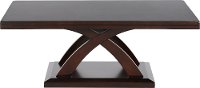 Modern Espresso Brown Coffee Table - Jocelyn