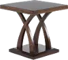 Jocelyn Espresso Brown End Table