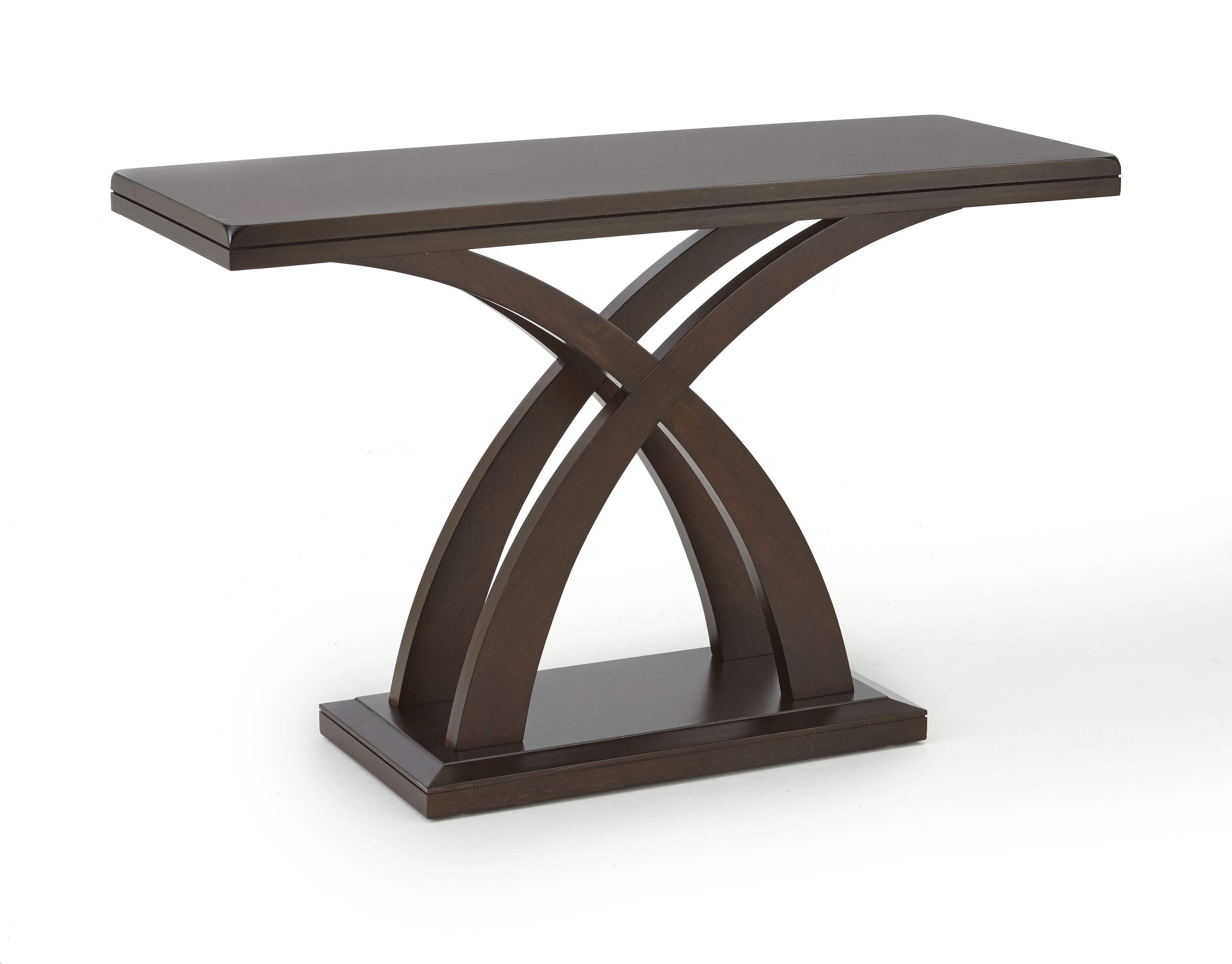 Jocelyn Traditional Espresso Brown Console Table-1