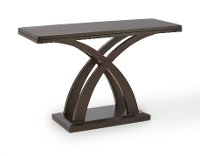 Jocelyn Traditional Espresso Brown Console Table