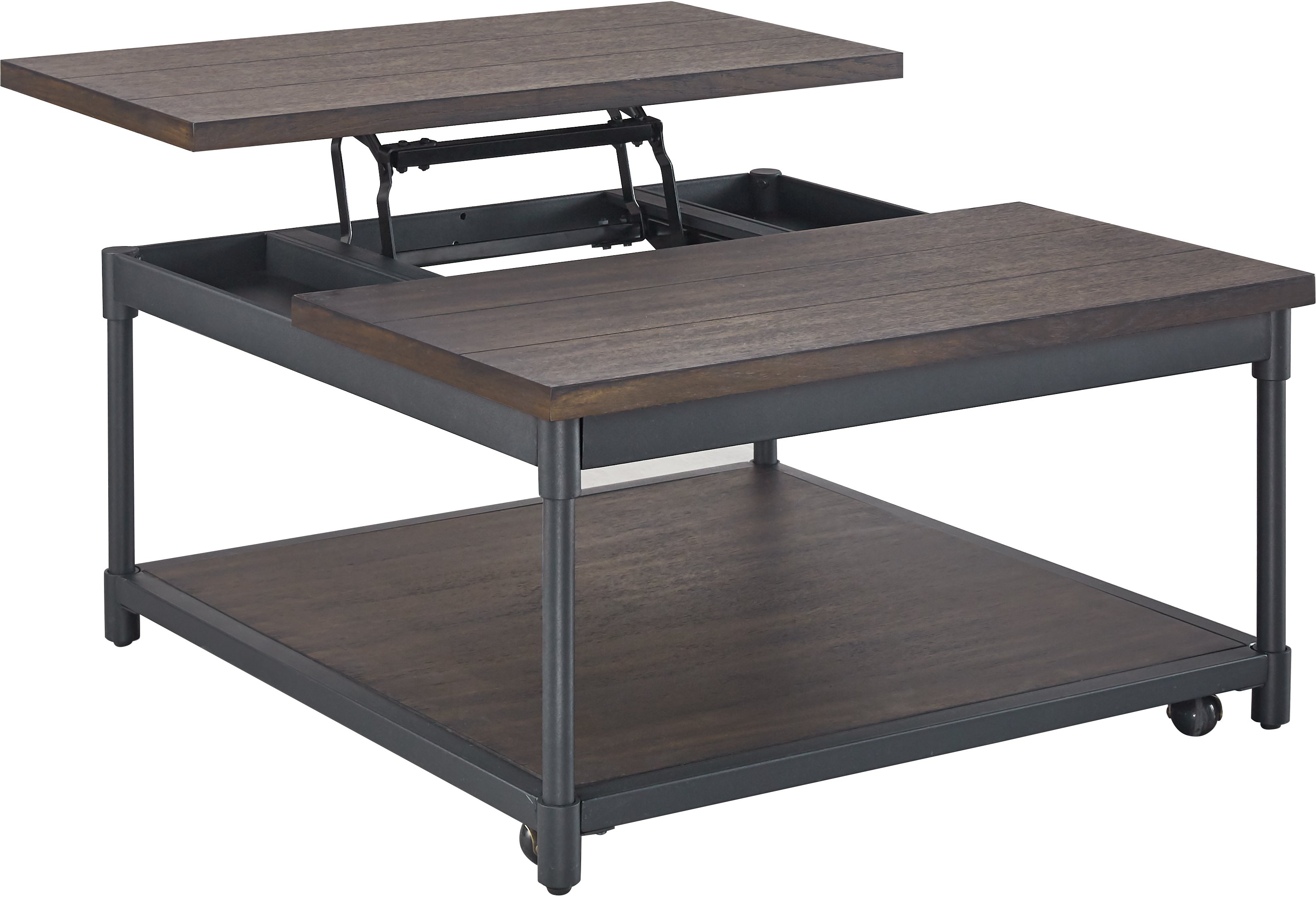 Modern Industrial Lift-top Coffee Table - Prescott-1