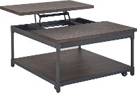 Modern Industrial Lift-top Coffee Table - Prescott