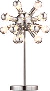 Modern Chrome Table Lamp - Pulsar