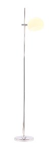 Modern Frosted Glass and Chrome Floor Lamp - Astro