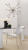 Chrome Ceiling Lamp - Physics