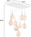 White 9 Pendant Ceiling Lamp - Epsilon