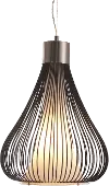 Black Wire Teardrop Ceiling Lamp - Interstellar