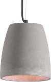 Faux Concrete Gray Ceiling Lamp - Fortune