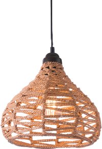 Natural Woven Ceiling Lamp - Nezz-1